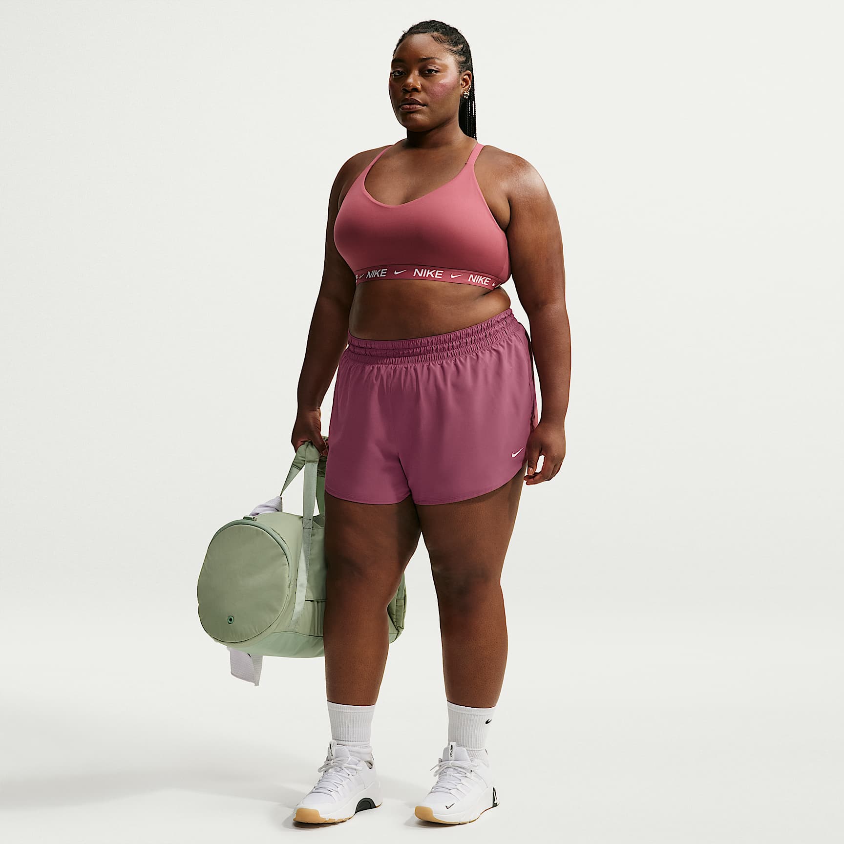 【nike33】Easy Typewriter Half Pants Nike One Women's Dri-FIT Mid-Rise 3